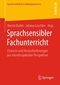 Cover image: Sprachsensibler Fachunterricht 9783658271671