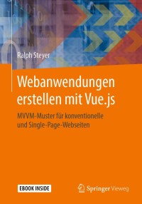 Cover image: Webanwendungen erstellen mit Vue.js 9783658271695