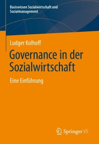 Imagen de portada: Governance in der Sozialwirtschaft 9783658272944