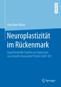Cover image: Neuroplastizität im Rückenmark 9783658273606