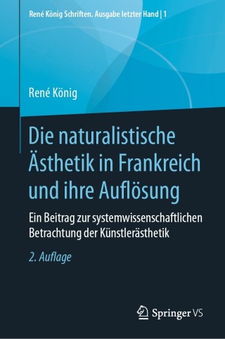 Omslagafbeelding: Die naturalistische Ästhetik in Frankreich und ihre Auflösung 2nd edition 9783658274627