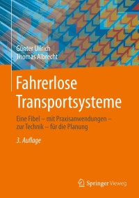 Cover image: Fahrerlose Transportsysteme 3rd edition 9783658274719
