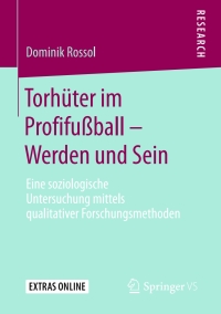 Cover image: Torhüter im Profifußball – Werden und Sein 9783658275204
