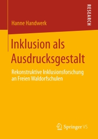 Cover image: Inklusion als Ausdrucksgestalt 9783658275556