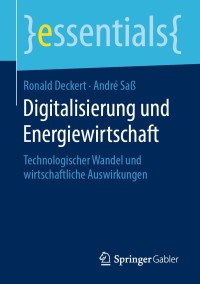 Cover image: Digitalisierung und Energiewirtschaft 9783658277901