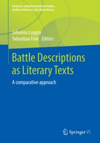 صورة الغلاف: Battle Descriptions as Literary Texts 1st edition 9783658278588