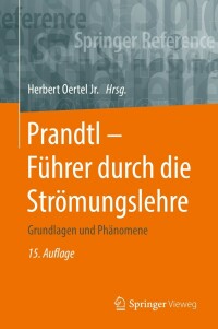 Omslagafbeelding: Prandtl - Führer durch die Strömungslehre 15th edition 9783658278410