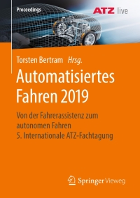 Cover image: Automatisiertes Fahren 2019 9783658279899