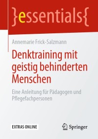 Cover image: Denktraining mit geistig behinderten Menschen 9783658280543