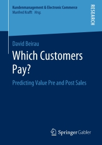 Imagen de portada: Which Customers Pay? 9783658281366
