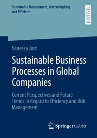 Cover image: Sustainable Business Processes in Global Companies 9783658281953