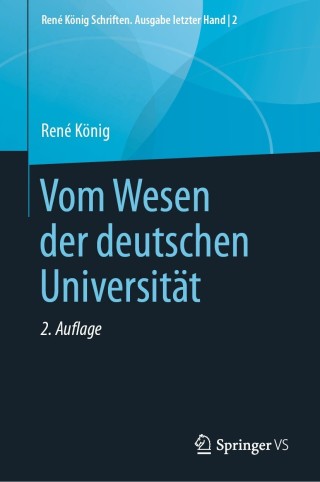 Omslagafbeelding: Vom Wesen der deutschen Universität 2nd edition 9783658282288