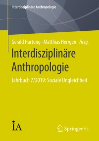Cover image: Interdisziplinäre Anthropologie 9783658282325