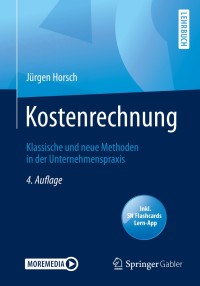 صورة الغلاف: Kostenrechnung 4th edition 9783658282387