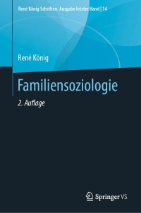 Imagen de portada: Familiensoziologie 2nd edition 9783658282462