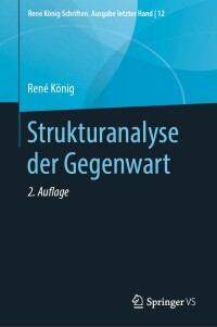 Imagen de portada: Strukturanalyse der Gegenwart 2nd edition 9783658282523