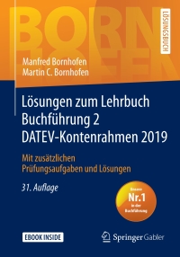 Cover image: Lösungen zum Lehrbuch Buchführung 2 DATEV-Kontenrahmen 2019 31st edition 9783658282882