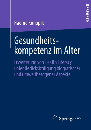 Titelbild: Gesundheitskompetenz im Alter 9783658283810