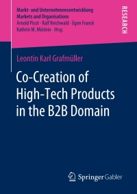 Cover image: Co-Creation of High-Tech Products in the B2B Domain 9783658284114