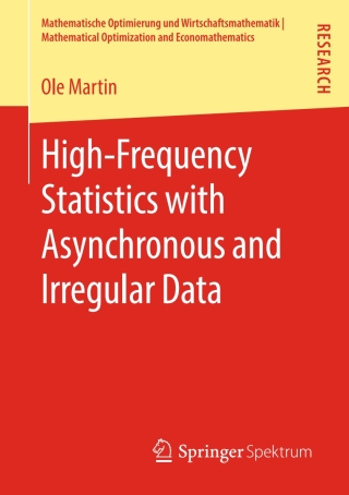 Imagen de portada: High-Frequency Statistics with Asynchronous and Irregular Data 9783658284176