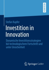 Cover image: Investition in Innovation 9783658284459