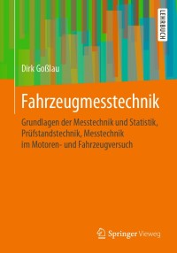 Cover image: Fahrzeugmesstechnik 9783658284787