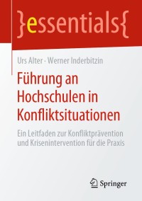 Immagine di copertina: Führung an Hochschulen in Konfliktsituationen 9783658285272