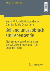 Immagine di copertina: Behandlungsabbruch am Lebensende 9783658286316