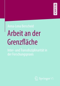 Cover image: Arbeit an der Grenzfläche 9783658286354