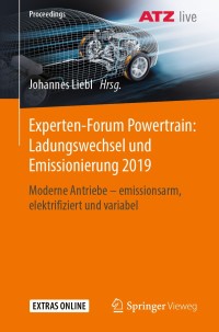 Cover image: Experten-Forum Powertrain: Ladungswechsel und Emissionierung 2019 1st edition 9783658287085