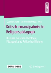 Imagen de portada: Kritisch-emanzipatorische Religionspädagogik 9783658287580