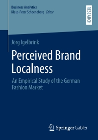 Cover image: Perceived Brand Localness 9783658287665
