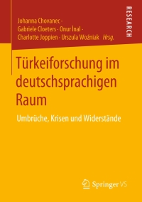 Imagen de portada: Türkeiforschung im deutschsprachigen Raum 9783658287818