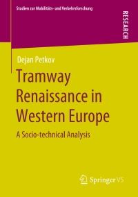 Imagen de portada: Tramway Renaissance in Western Europe 9783658288785