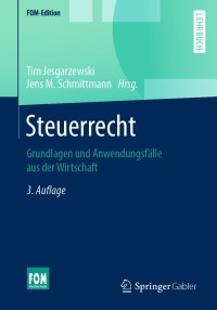 Cover image: Steuerrecht 3rd edition 9783658289096