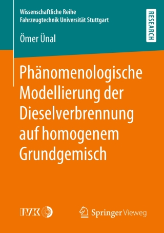 Omslagafbeelding: Phänomenologische Modellierung der Dieselverbrennung auf homogenem Grundgemisch 9783658289133