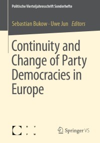 صورة الغلاف: Continuity and Change of Party Democracies in Europe 1st edition 9783658289874