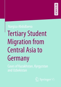 Titelbild: Tertiary Student Migration from Central Asia to Germany 9783658290191