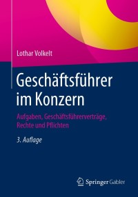 Cover image: Geschäftsführer im Konzern 3rd edition 9783658290542