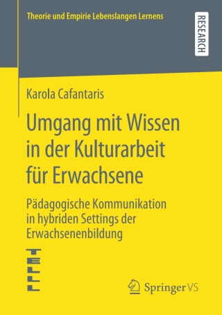 Cover image: Umgang mit Wissen in der Kulturarbeit für Erwachsene 9783658290665