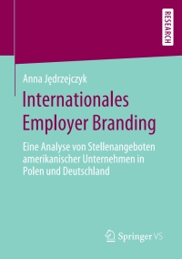 Imagen de portada: Internationales Employer Branding 9783658290788