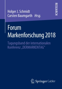 Imagen de portada: Forum Markenforschung 2018 9783658291266