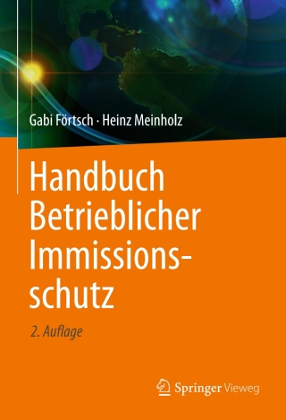 Cover image: Handbuch Betrieblicher Immissionsschutz 2nd edition 9783658291464