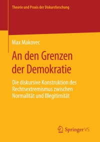 Cover image: An den Grenzen der Demokratie 9783658292010