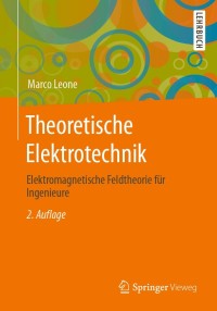 Cover image: Theoretische Elektrotechnik 2nd edition 9783658292072