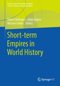 Cover image: Short-term Empires in World History 1st edition 9783658294342