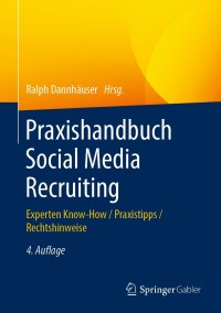Titelbild: Praxishandbuch Social Media Recruiting 4th edition 9783658294373