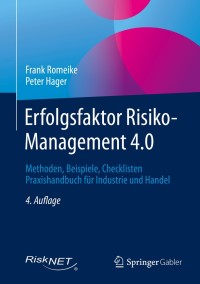 Cover image: Erfolgsfaktor Risiko-Management 4.0 4th edition 9783658294458