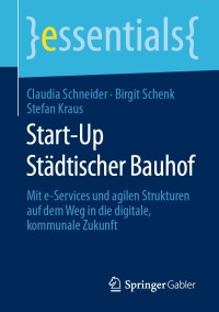 Imagen de portada: Start-Up Städtischer Bauhof 9783658294632