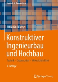 Titelbild: Konstruktiver Ingenieurbau und Hochbau 3rd edition 9783658294977